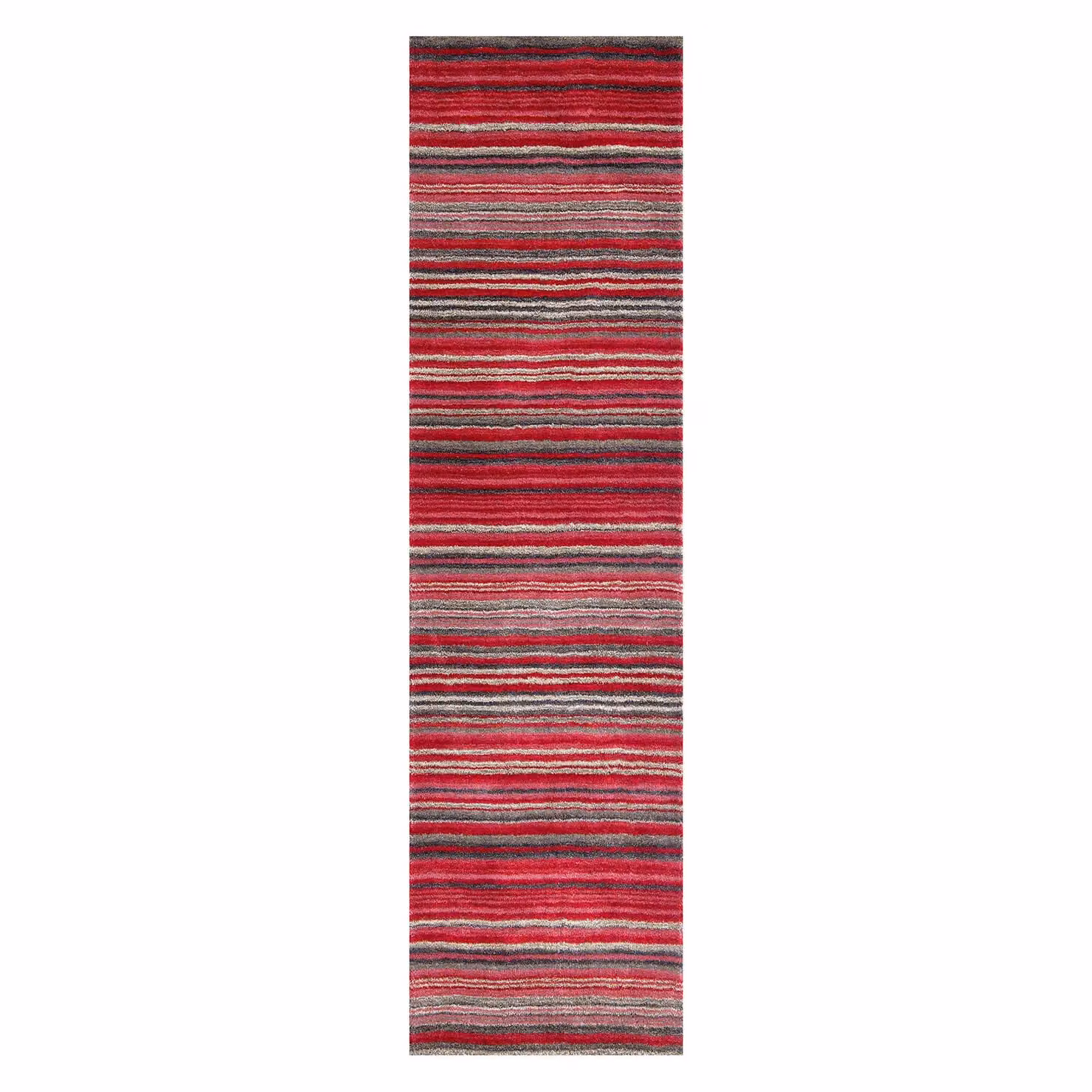 The Rug Shop UK Red Striped Modern Handmade Area Rug, W: 200 cm, D: 280 cm – 3