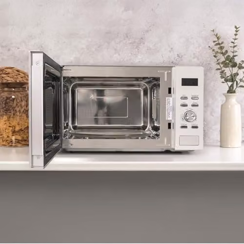 Hamilton Beach 30L Silver Solo Countertop Microwave with 950W Power and Child Lock – 2