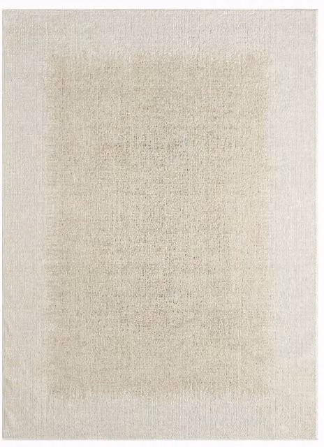 DKNY Grand Street Grn03 Ivory Beige Abstract Modern Rectangular Rug W: 274 cm, D: 183 cm