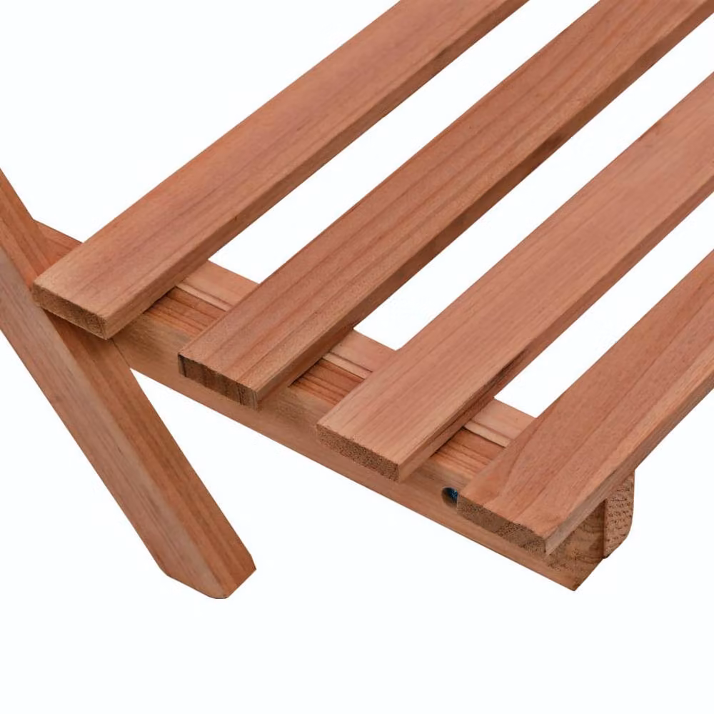Berkfield Home 3-Tier Rustic Cedar Wood Plant Stand, Brown, W: 48 cm, D: 45 cm, H: 40 cm – 3