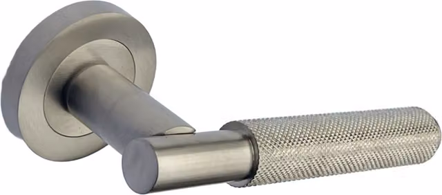 Betley Butterfly Brushed Silver Door Handle
