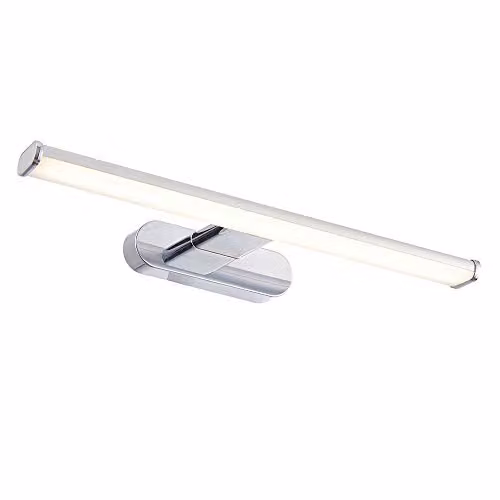 Netlighting Moda LED Bathroom Wall Light in Chrome and Grey