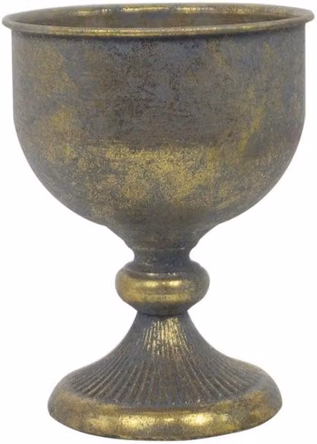KDMD Antique Gold Metal Chalice – 1