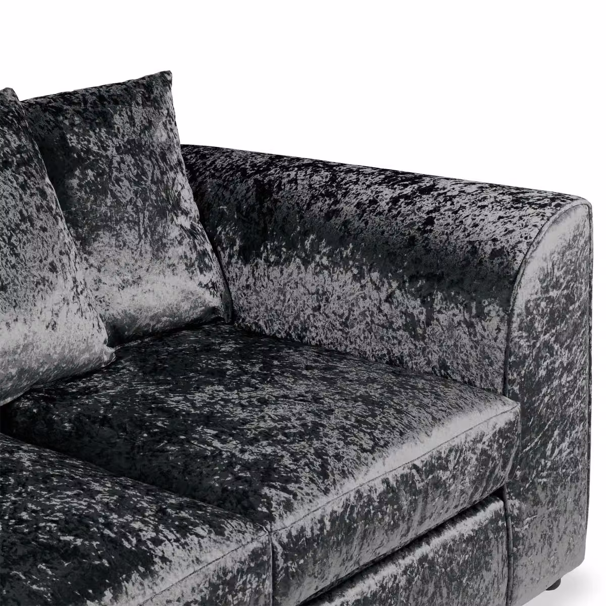 Snugg Furniture UK Limited Aurora 2 Seater Sofa in Black Crushed Velvet – 2