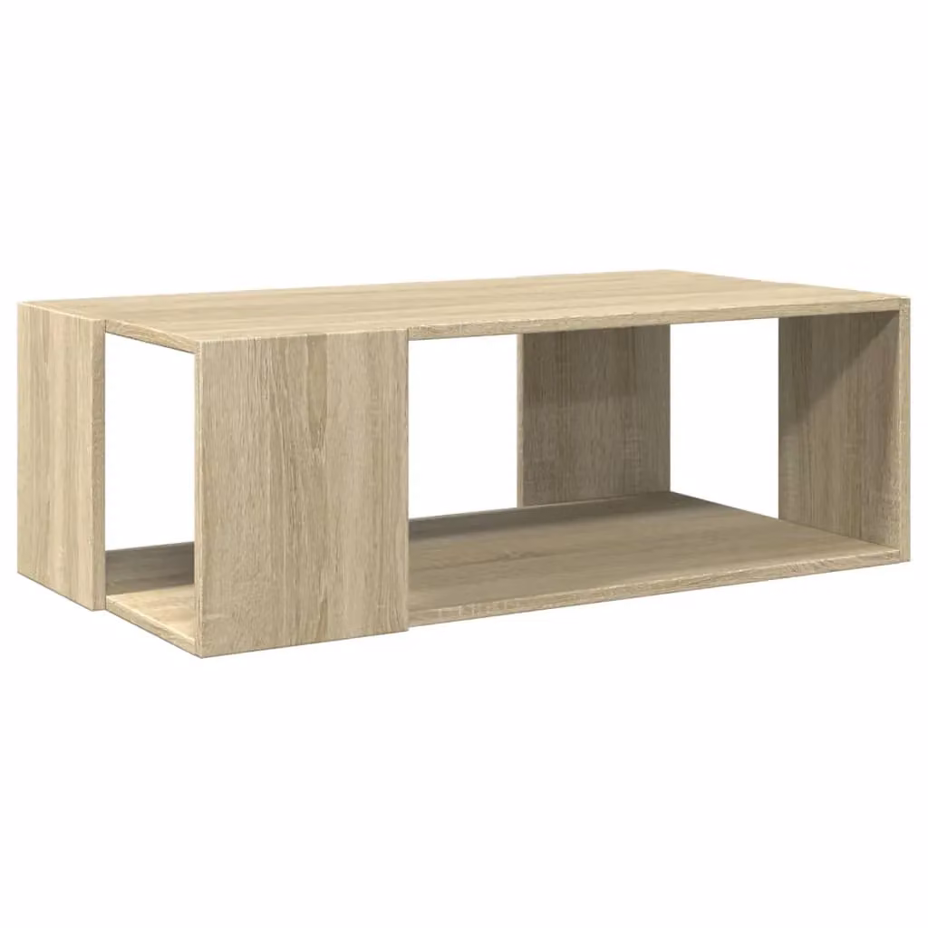 Berkfield Home Sonoma Oak Coffee Table in Brown, W: 89.5 cm, D: 48 cm, H: 30 cm – 2