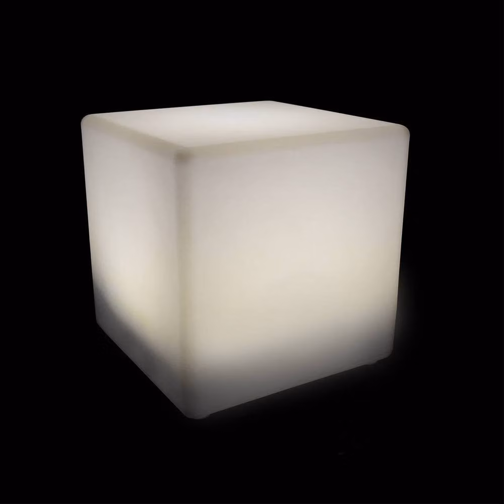 sweeek LED Cube Lamp with Remote Control and 16 RGB Colours, White, W/D/H: 40 x 40 x 40 cm – 2