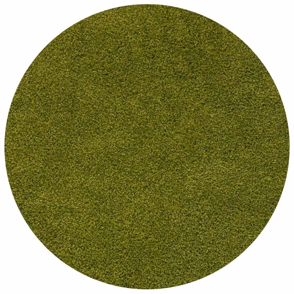 THE RUGS Green Plain Soft High Pile Shaggy Rug, W: 240 cm, D: 340 cm – 6