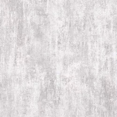 Muriva Phelan Texture Grey Vinyl Wallpaper with Fabric Effect