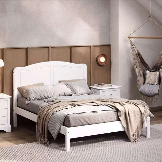 Seconique Stratford Double Bed in White – 1