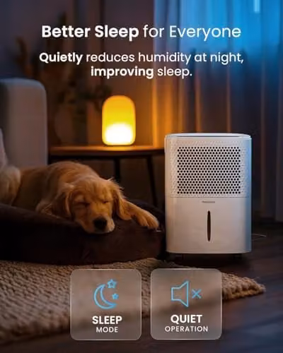 Pro Breeze 12L Low Energy Dehumidifier with Built-in Hygrostat and Continuous Drain, White – 3