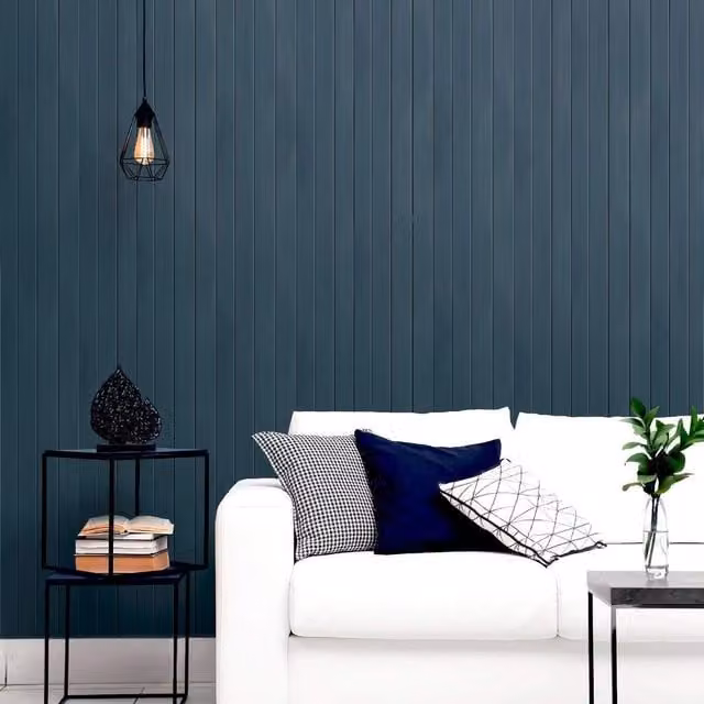 Arthouse Modern Abstract Blue Plain Wallpaper