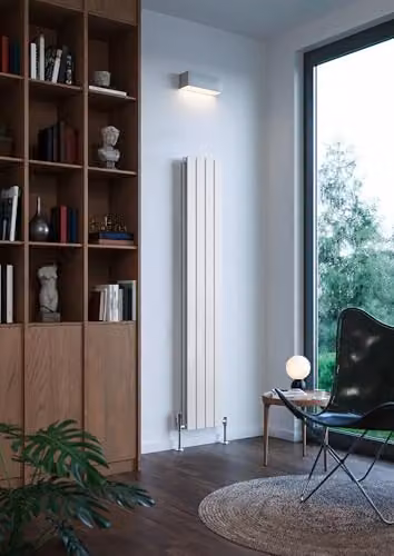 Terma White Steel Wall Mounted Double Panel Radiator H 180.0 cm x W 29.2 cm – 2
