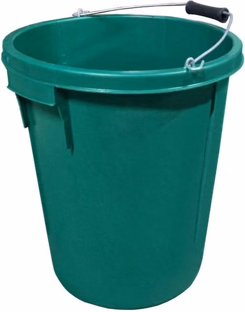 Spetlek Green Plastic 25L Plasterers Builders Bucket – 1