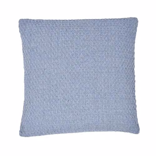 Drift Home Hayden Square Filled Cushion in Blue, W/D/H: 43 x 43 x 43 cm – 1