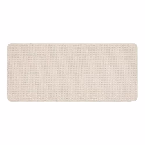 My Mat Sculptured Waffle Texture Ivory Runner, W: 67 cm, L: 150 cm