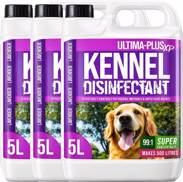 ULTIMA-PLUS XP Kennel Kleen Disinfectant Cleaner and Deodoriser, Lavender, 15 l – 1