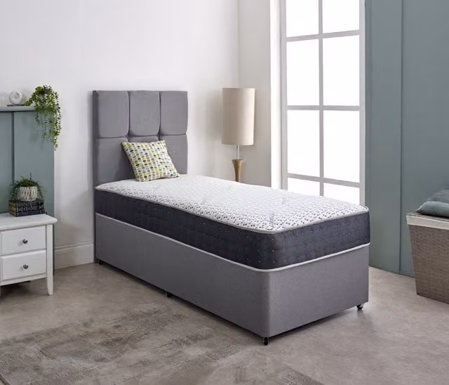 Starlight Beds Cashmere 1000 Pocket Natural Mattress in Black, W/D/H: 140 x 200 cm – 1