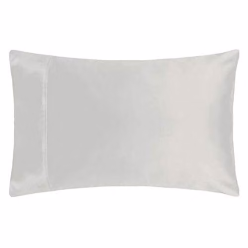 Belledorm Premium Blend 500 Thread Count Mako Satin Housewife Pillowcase Pair in Grey
