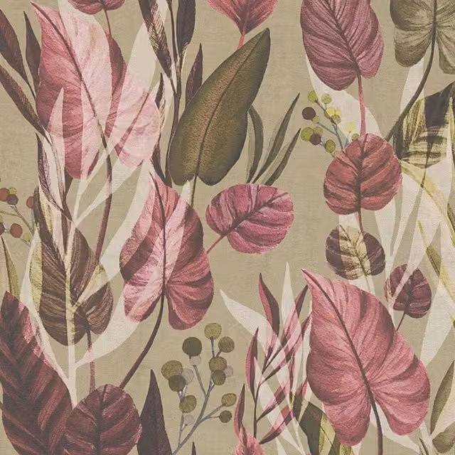 I Love Wallpaper Nature's Embrace Wallpaper in Sand, Yellow and Multicolour
