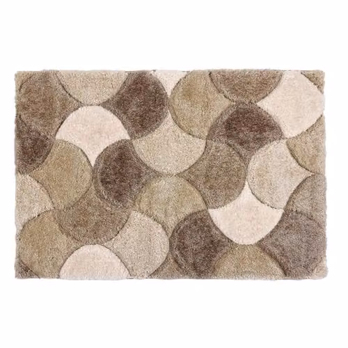 Phoenox Textiles Limited Origins 3D Scallop Rug in Beige, W/D: 120 x 170 cm – 4