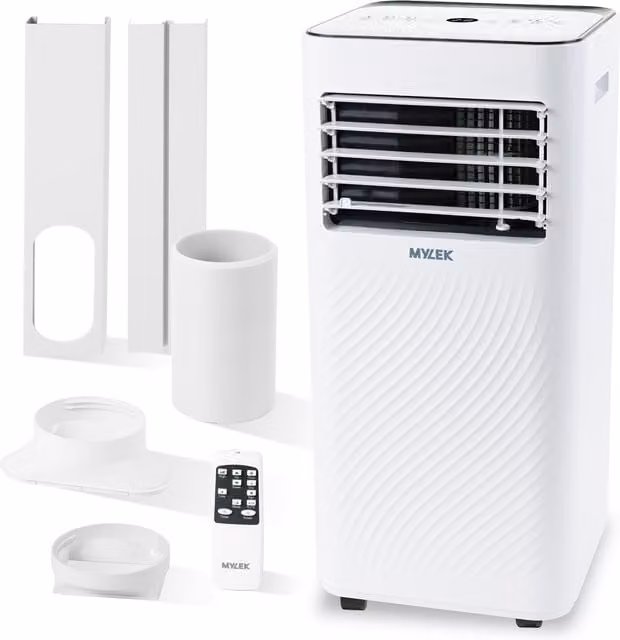 Mylek Monobloc Portable Air Conditioner and Dehumidifier, White