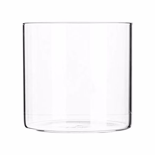 Argon Tableware Scandi Open Glass Storage Jar, Transparent, 550ml