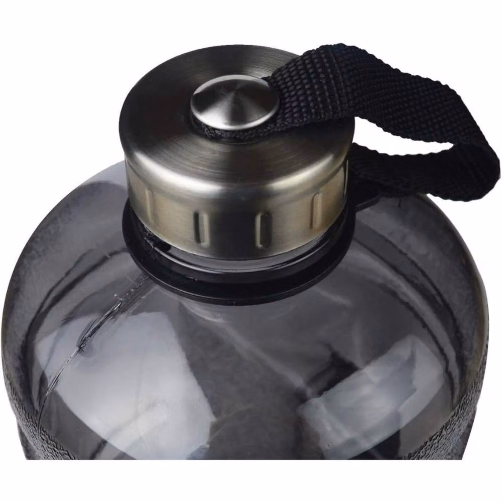 MANTRARAJ Black BPA Free Sports and Gym Water Bottle with Carry Handle, 2.2 l – 4