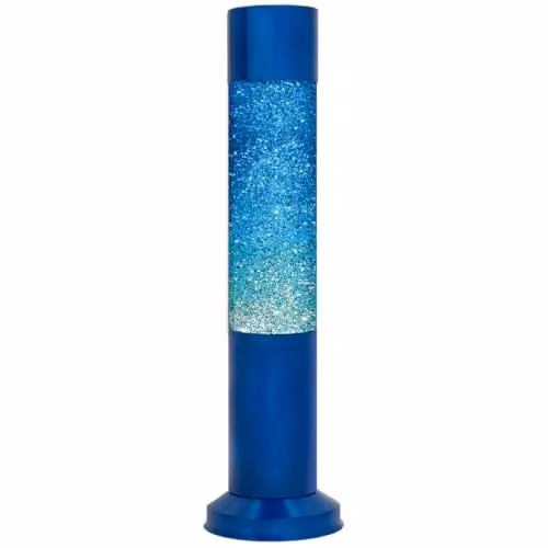 Nova Lighting Nova Baby Blue Glitter Sensory Soothing Tabletop Lamp