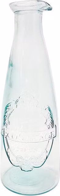 Verano Spanish Ceramics Clear Glass Vintage Decanter, 1 l