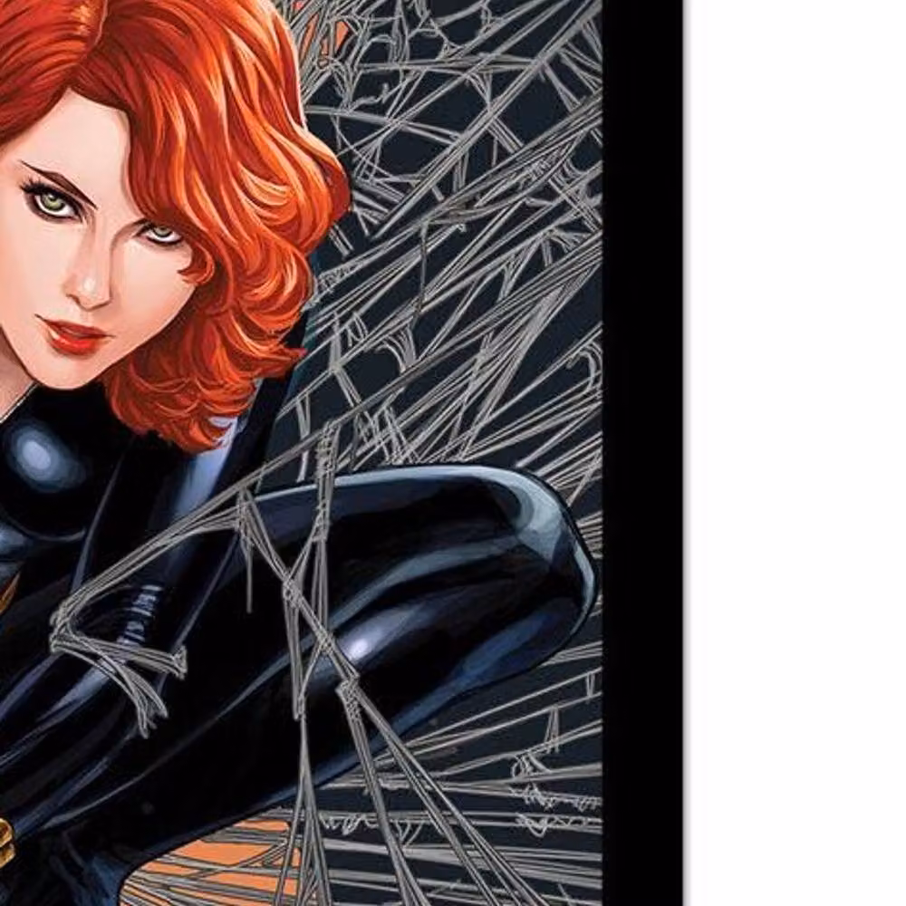 Black Widow Web Of Framed Multicolour Paper Poster – 2