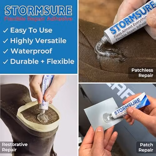 Stormsure Flexible Polyurethane Repair Adhesive, Transparent, 15g – 2