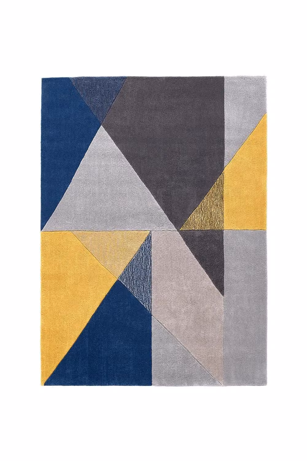 Rugs Direct Origin Trio Blue Geometric Hand Tufted Polyester Rug, W: 160 cm, L: 230 cm – 2