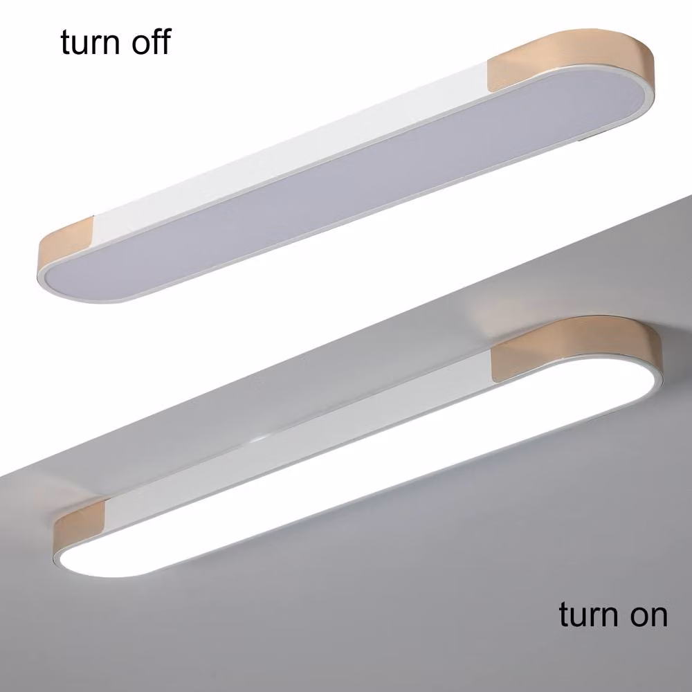 NIVOR Dimmable Full Spectrum LED Ceiling Light, 48W, White, 100 cm – 2