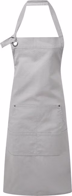 Premier Cotton Canvas Pocket Apron in Silver