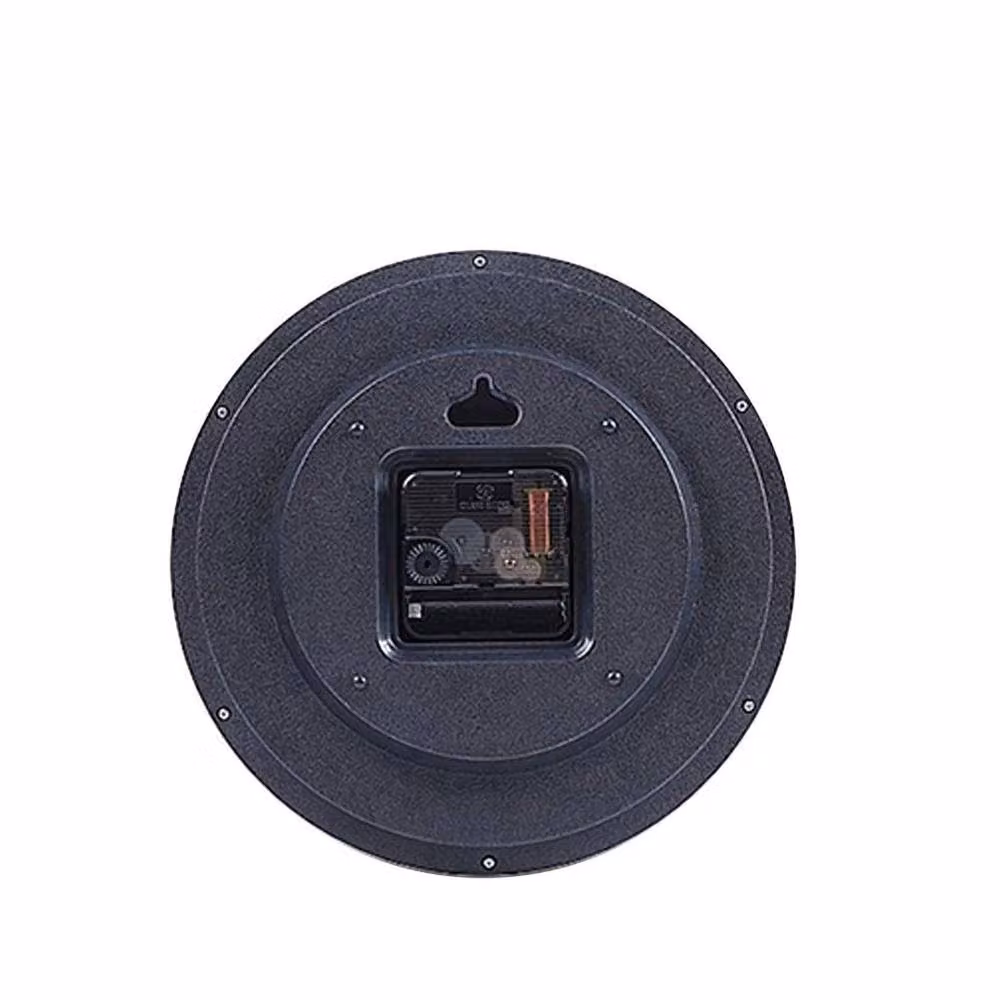 EONLION Modern Round Analog Wall Clock in Black, Diameter: 30.48 cm – 4