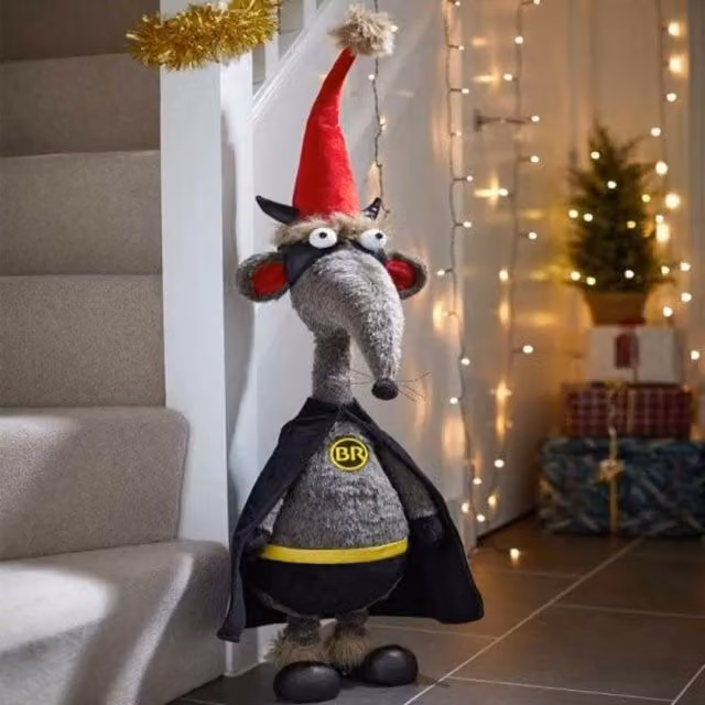 Marco Paul Multicolour Christmas Bat Rat, Height: 108 cm