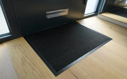 KAV Non-Slip Washable Dirt Trapper Door Mat, Black, W: 60 cm, D: 90 cm – 2