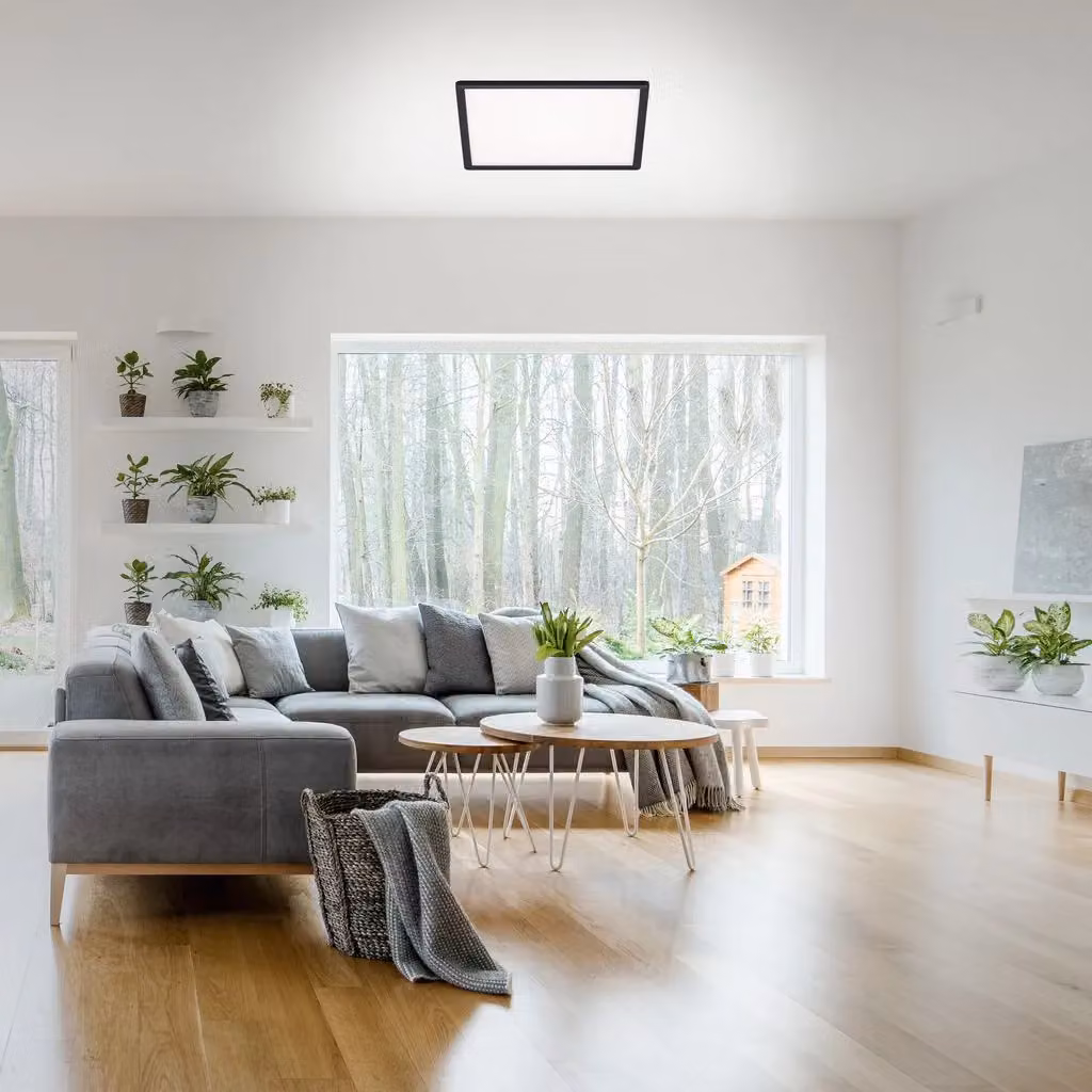 Briloner Ultraslim Black 22W CCT LED Ceiling Panel – 3
