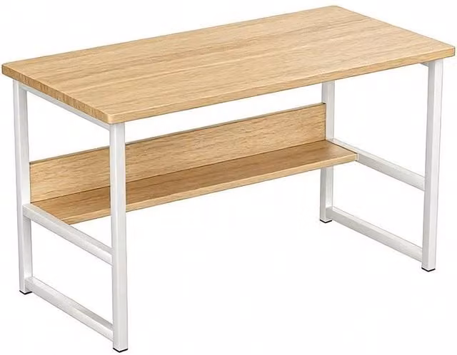 PAWNORA Premium Computer Desk in Natural, W/D/H: 120 x 40 x 70 cm – 1