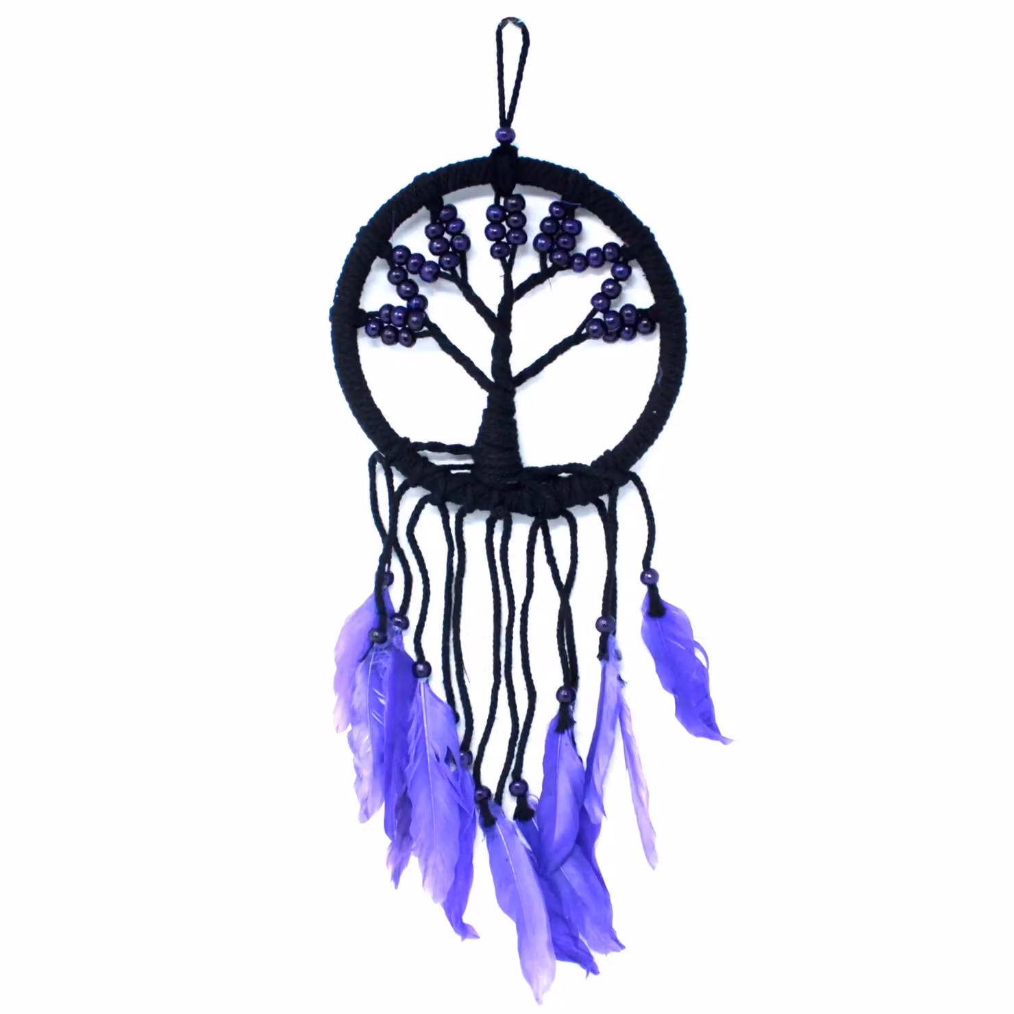 KDMD Tree of Life Dreamcatcher Set of 6 Multicolour Boho Hanging Decorations, Diameter: 16 cm – 2