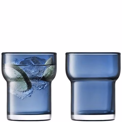 LSA International Blue Utility Tumbler Set of 2, 300ml – 1