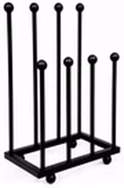 EONLION Freestanding Metal Wellington Boot Rack for 4 Pairs in Black – 1