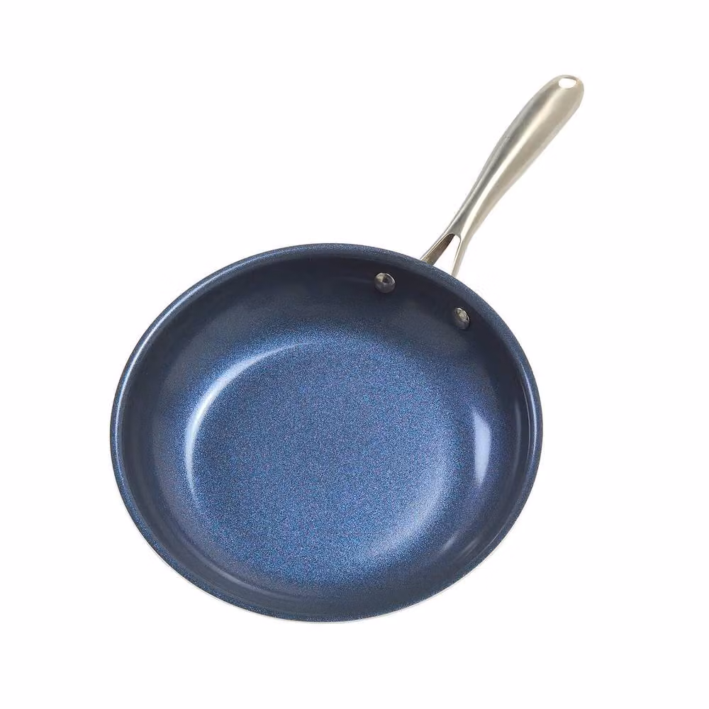 Coopers of Stortford Diamond Infused Ceramic Non-Stick Frying Pan in Blue – 3