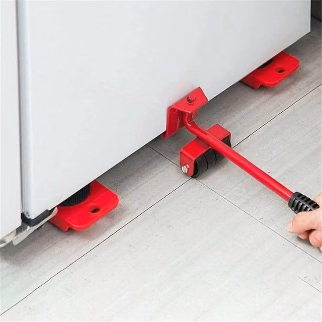 Nordara Heavy Furniture Lifter and Moving Slider Kit, Red, 5 Pack – 1