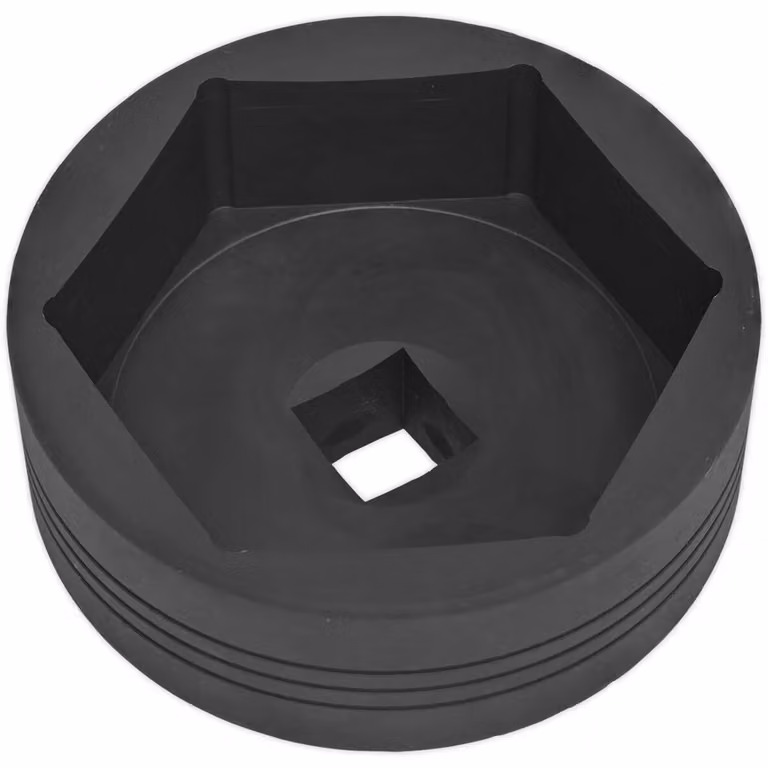 Loops 105mm 6 Point Impact Socket Bit, 1 inch Square Drive, Black, Drop Forged Steel