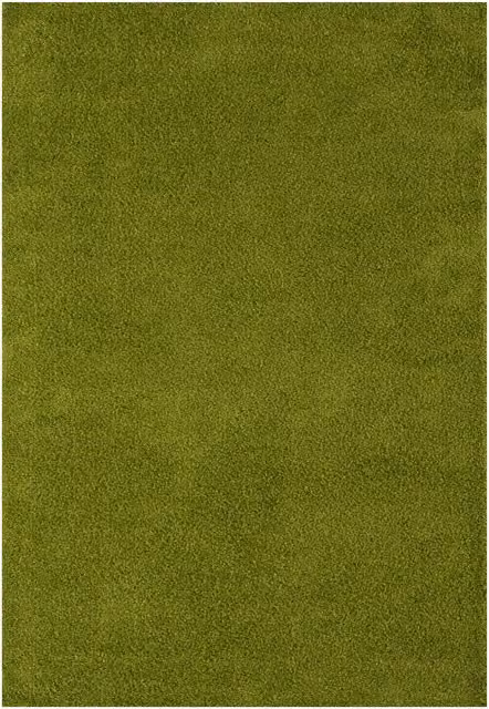 Myshaggy Collection Green Rectangular Polypropylene Rug W: 60 cm, L: 110 cm