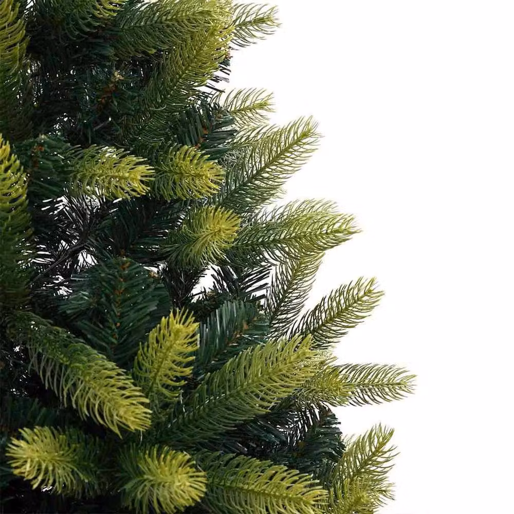Berkfield Home Realistic Artificial Hinged Christmas Tree with 300 LEDs, Green, Height: 180 cm – 5