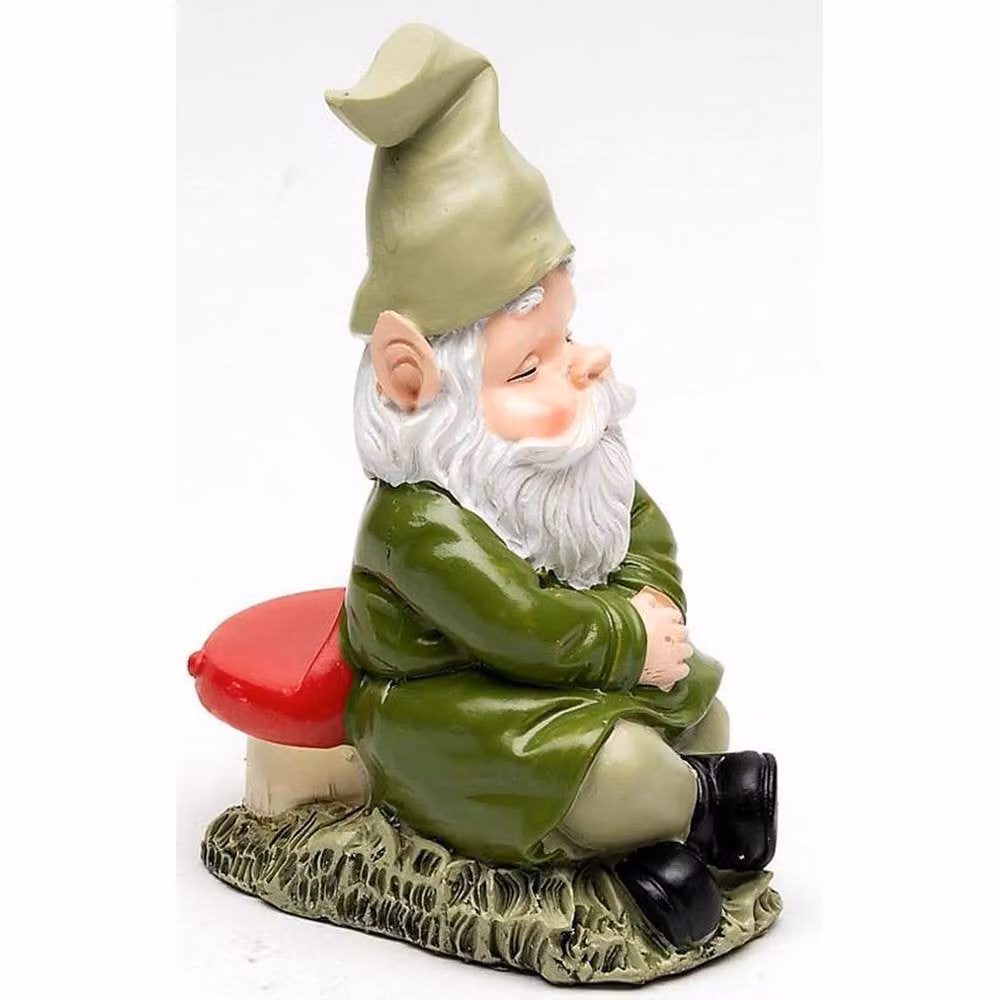 Jardinopia Sleeping Gnome Plant Pot Feet, Set of 3, Green – 2