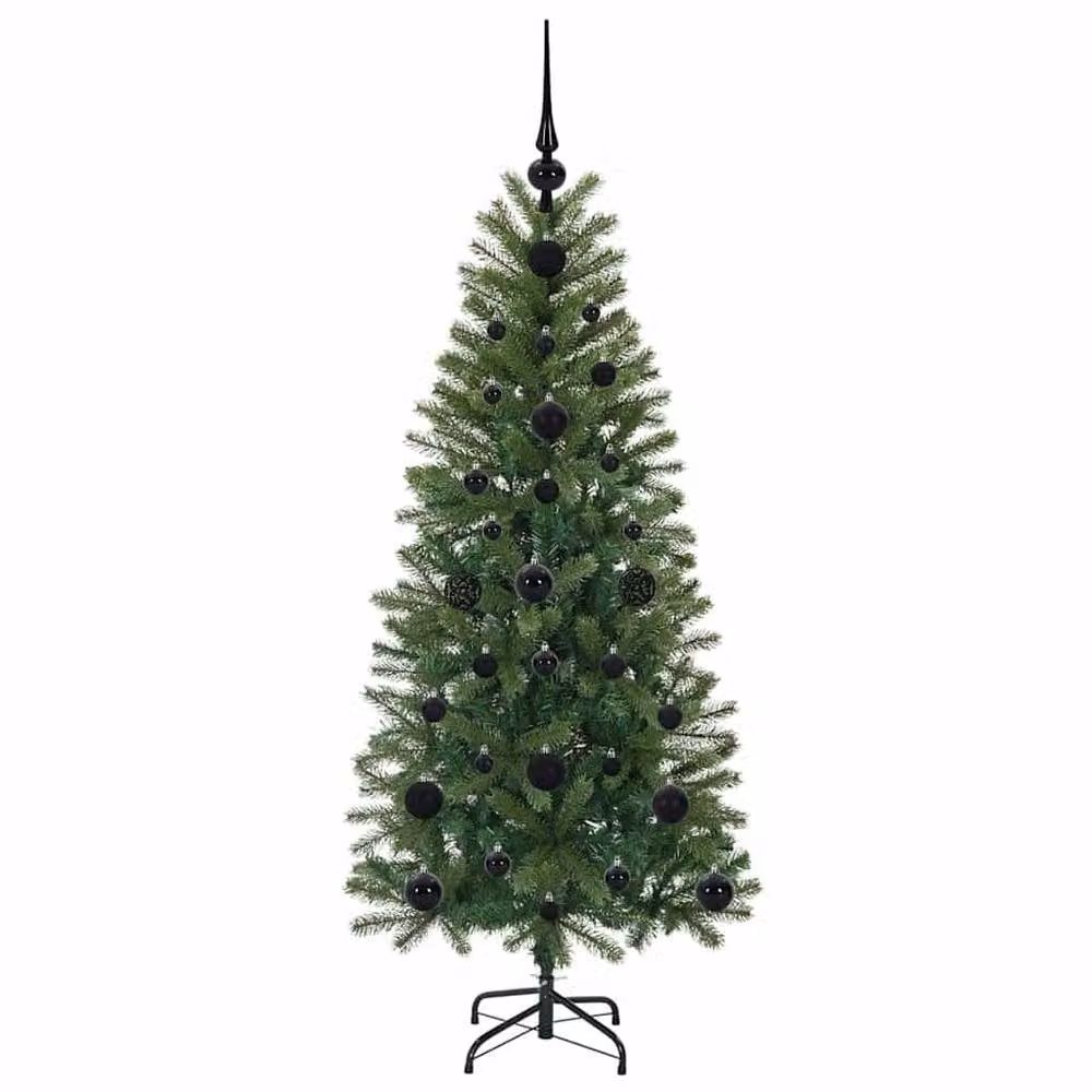 Berkfield Home Elegant Green Artificial Christmas Tree with 150 LEDs, Height: 120 cm – 4