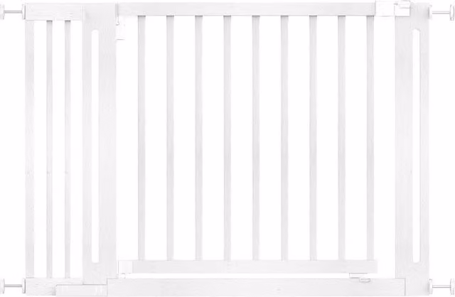 Safetots Elegance Extendable No-Drill Swing Baby Gate in White